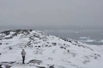 Maravilhada com a vastidão branca ao redor de Ilulissat, na Groelândia